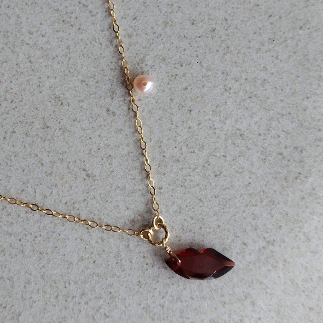 １4Kgf天然石ネックレス