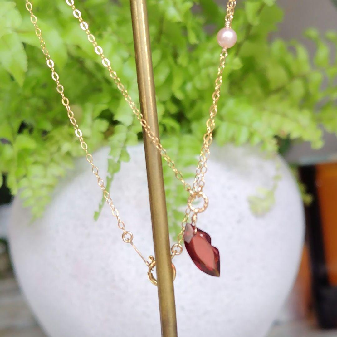 １4Kgf天然石ネックレス