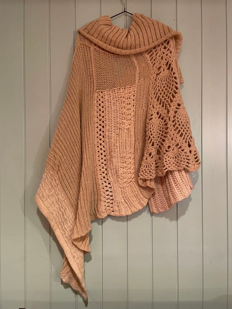 suzuki takayuki ニット　ポンチョ