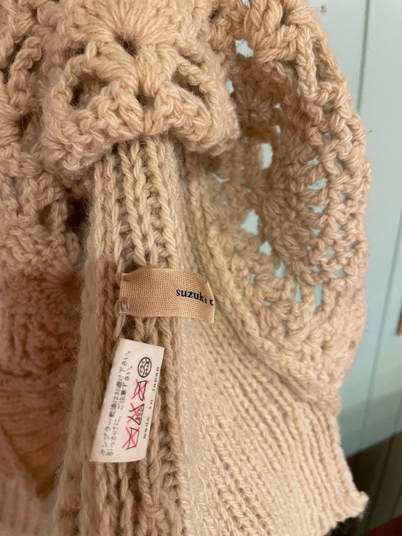 suzuki takayuki ニット　ポンチョ