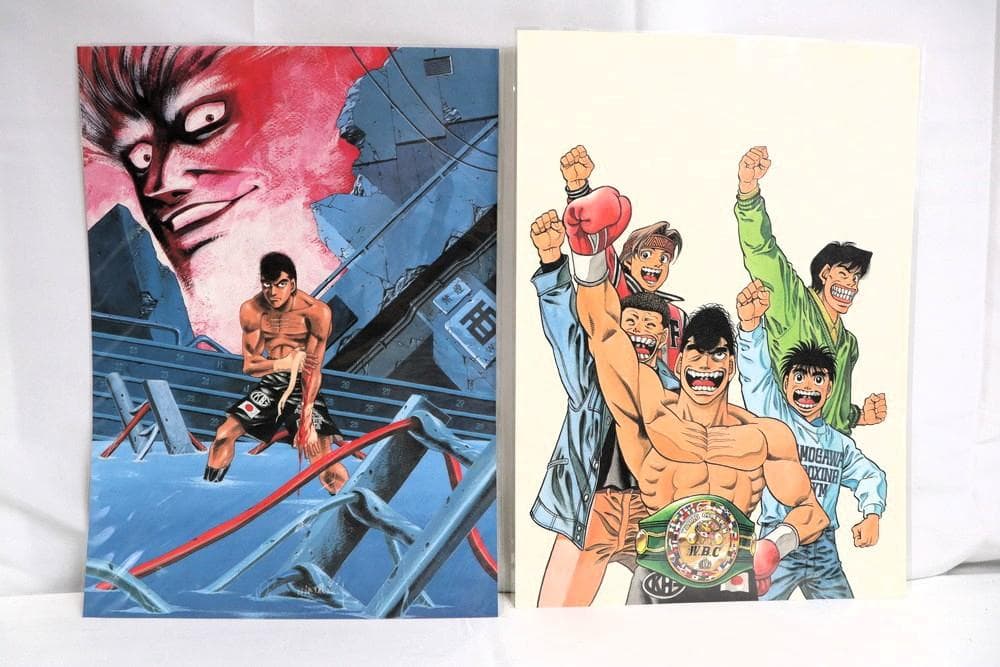 ◆はじめの一歩複製原画集 幕之内一歩 鷹村守 宮田一郎&千堂武士 3点　9354