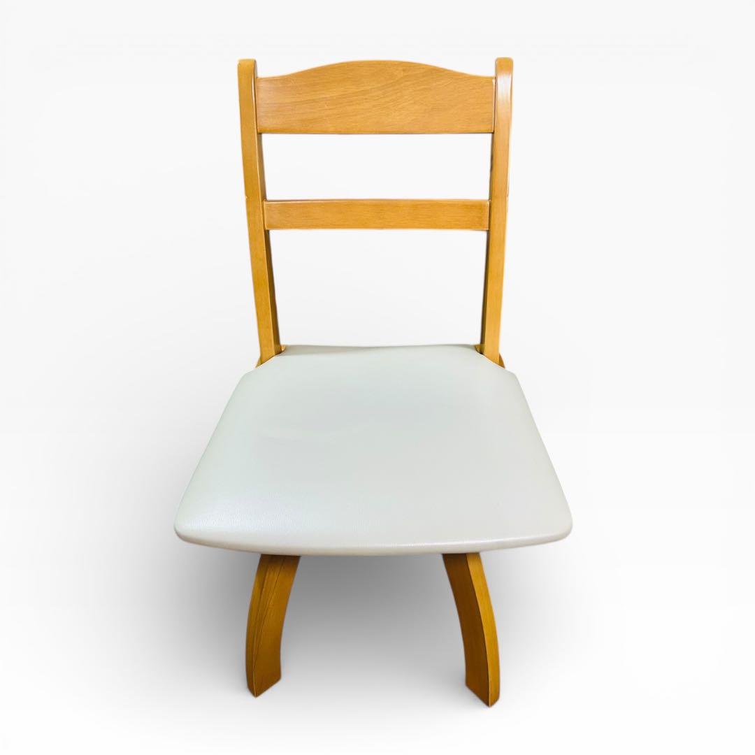 【美品】ニトリ 回転チェア 4脚 ダイニングチェア ホワイト