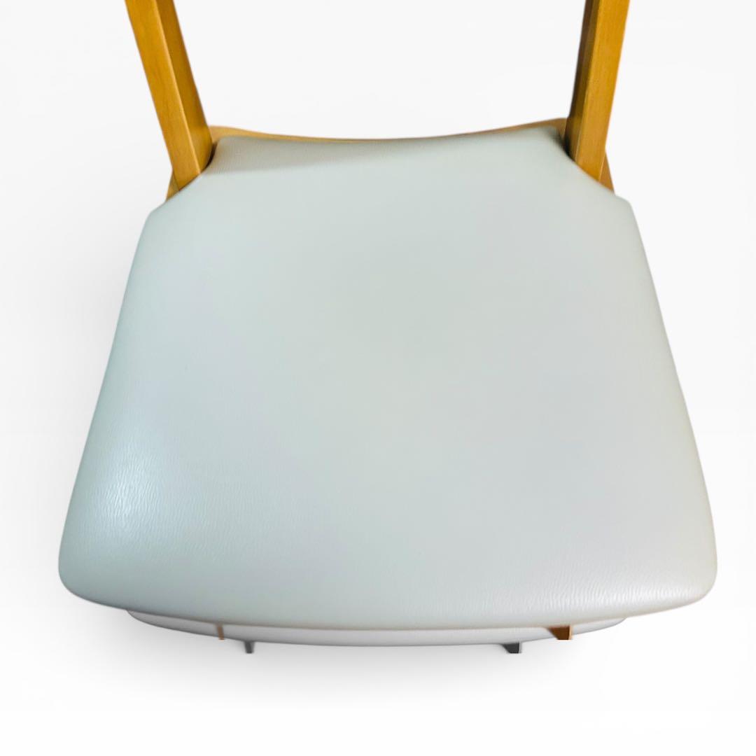 【美品】ニトリ 回転チェア 4脚 ダイニングチェア ホワイト