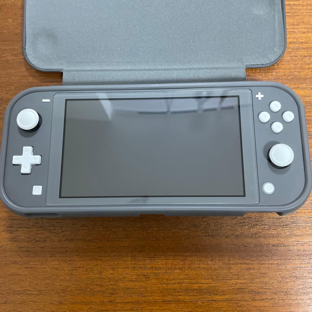 Nintendo Switch Lite グレー ケース付き　美品