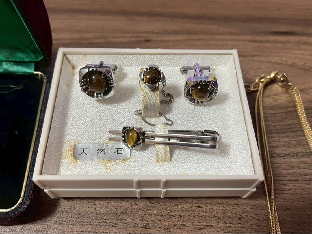 6★遺品整理★パールネックレス★ブローチ★カフスなど