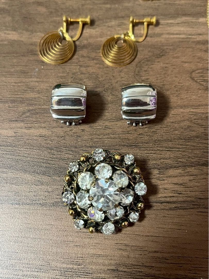 6★遺品整理★パールネックレス★ブローチ★カフスなど