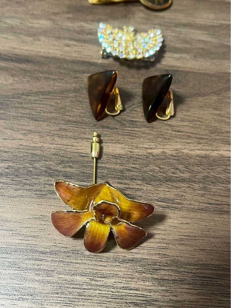 6★遺品整理★パールネックレス★ブローチ★カフスなど