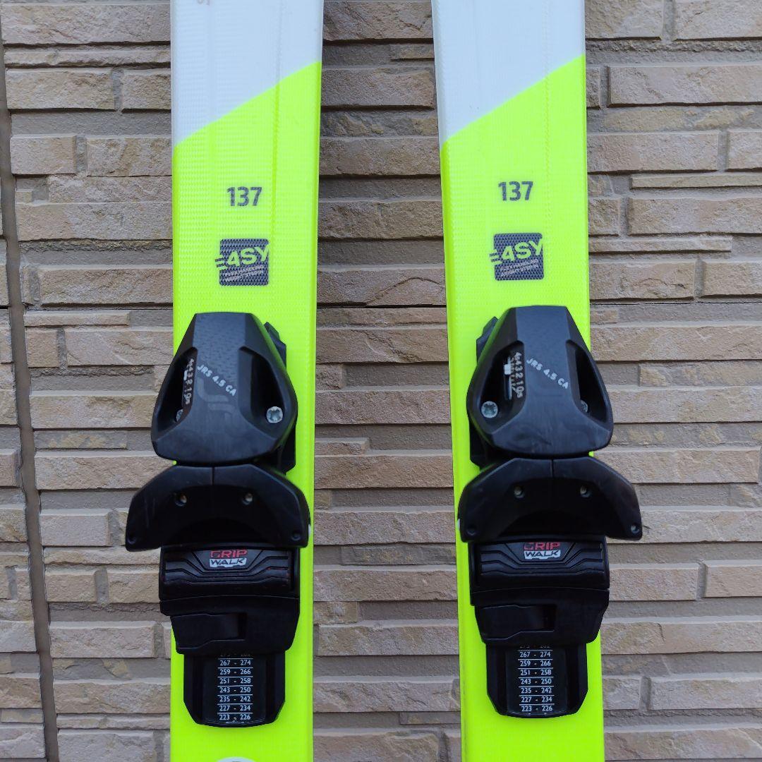 HEADジュニア用スキー137cm（おまけストック付き）