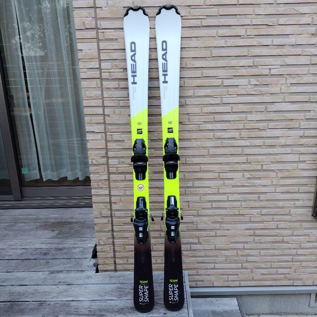 HEADジュニア用スキー137cm（おまけストック付き）