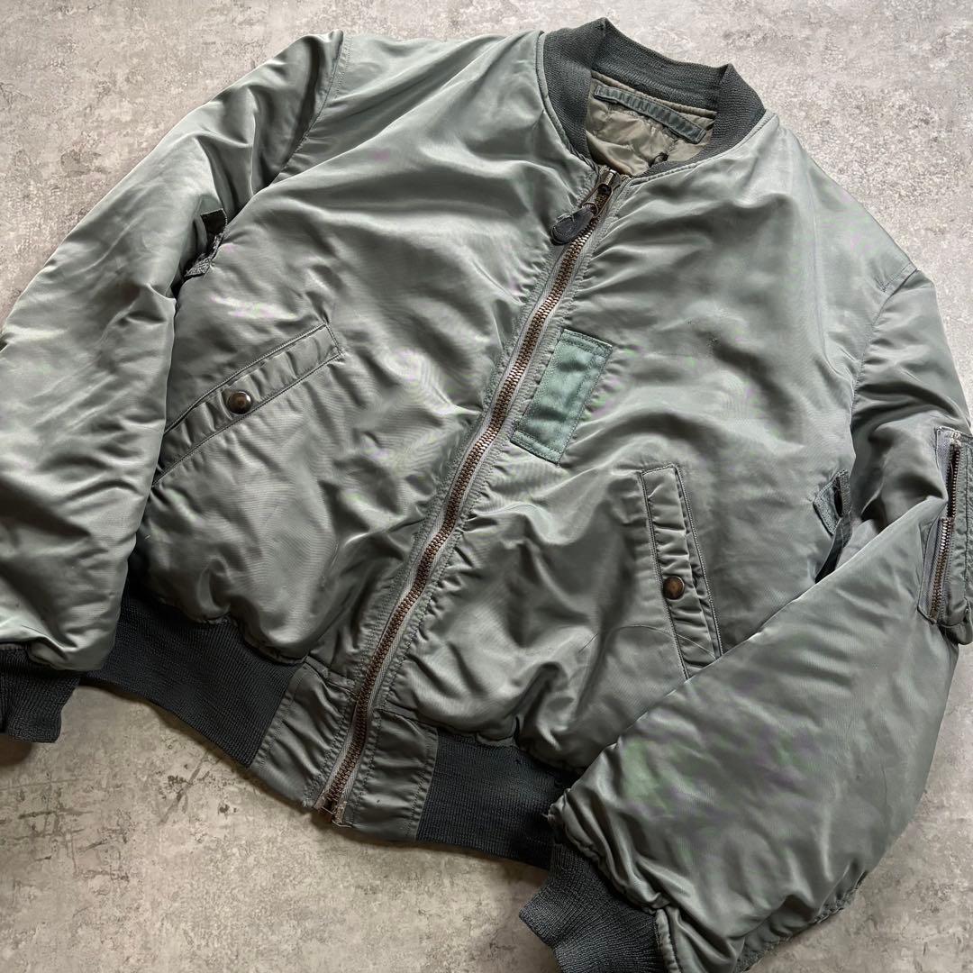 スペシャル 50s USAF MA-1 MA1 フライトジャケット 黒タグ 初期