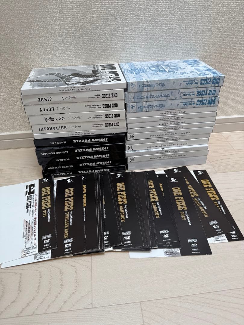 ワンピース　ログコレクション　DVD おまけ　新品　47個セット