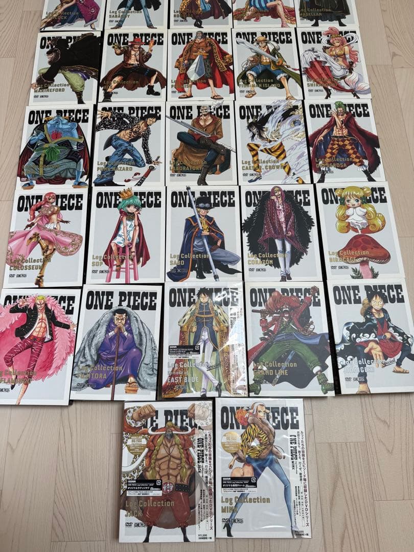 ワンピース　ログコレクション　DVD おまけ　新品　47個セット
