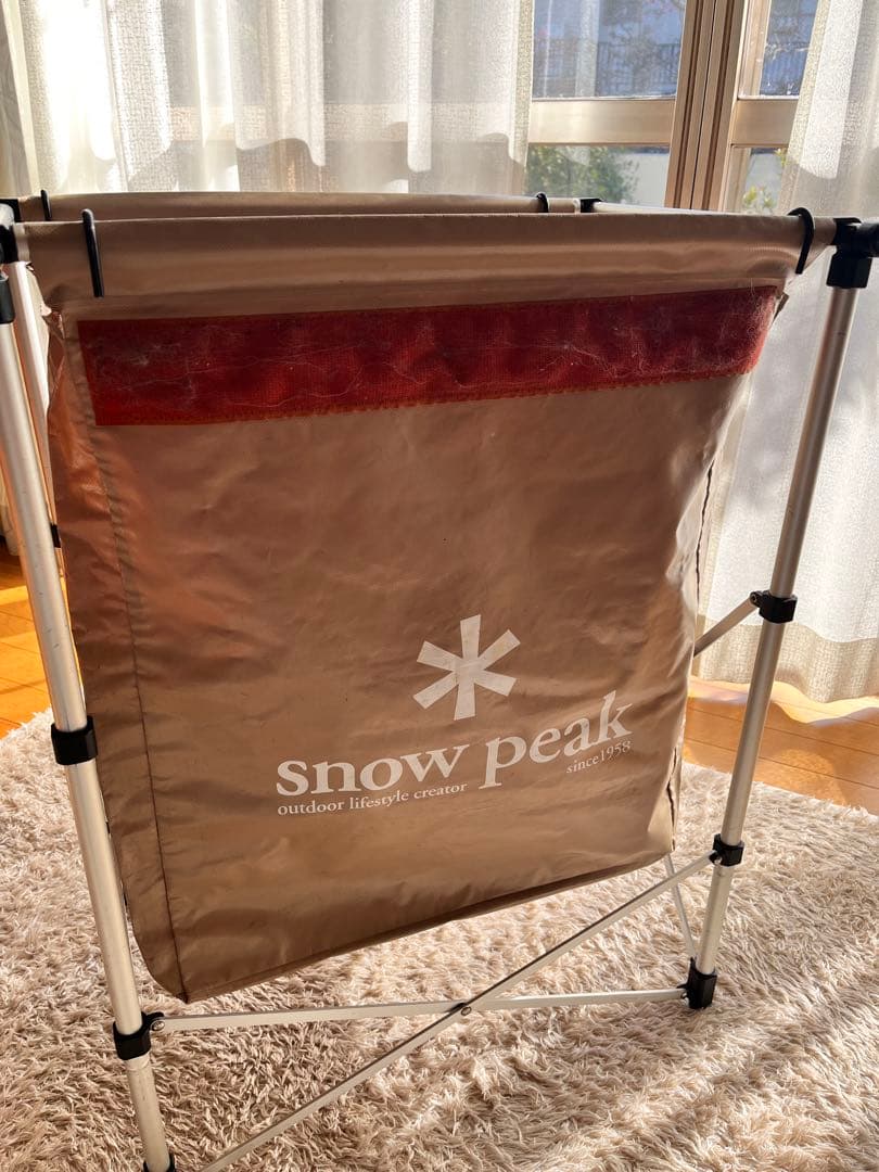スノーピークpeak ガビングスタンド　ゴミ箱