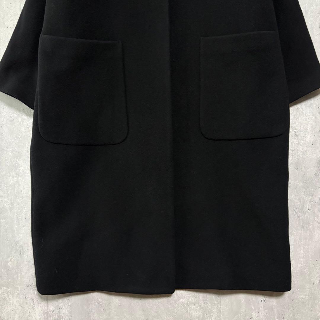 アンタイトル VネックノーカラーコートPONTETORTO 44 大きいサイズ