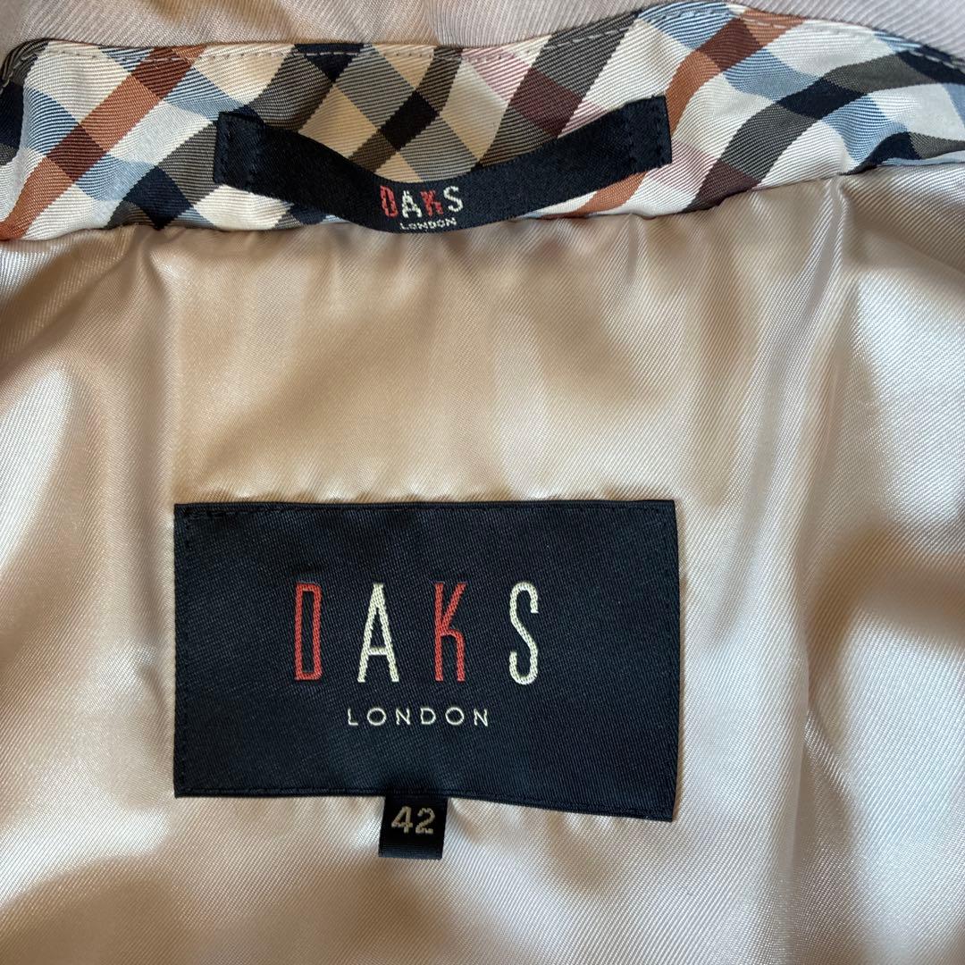 DAKS フード付きトレンチコート 42