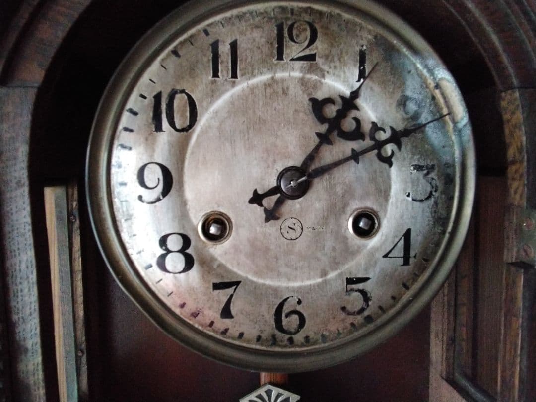 精工舎製　座敷時計　コロンボ　昭和レトロ　柱時計