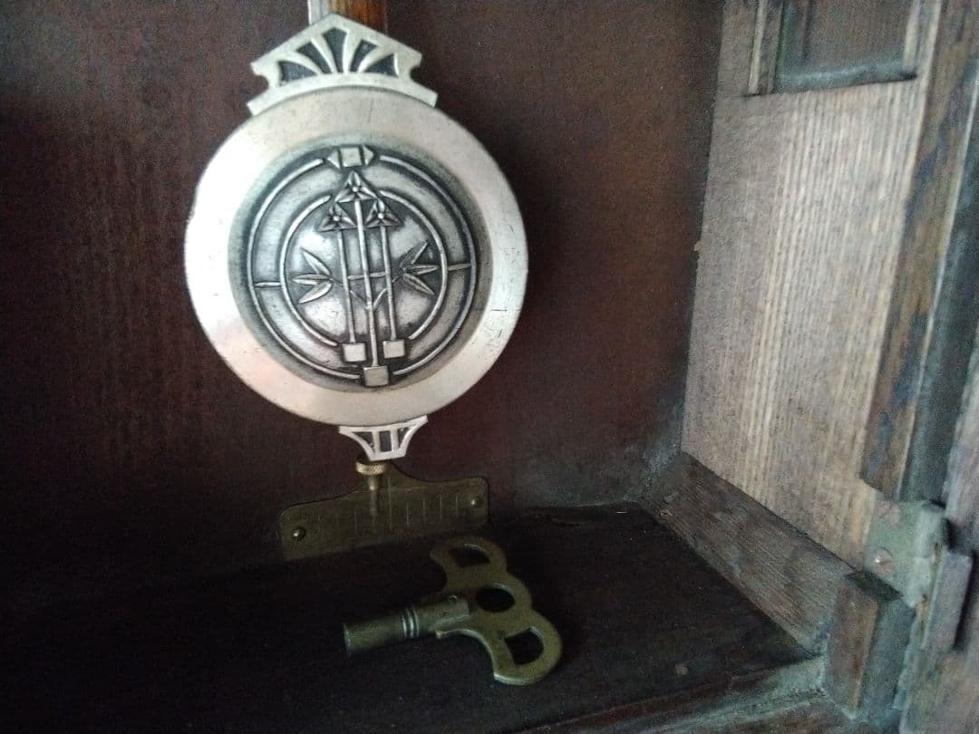 精工舎製　座敷時計　コロンボ　昭和レトロ　柱時計