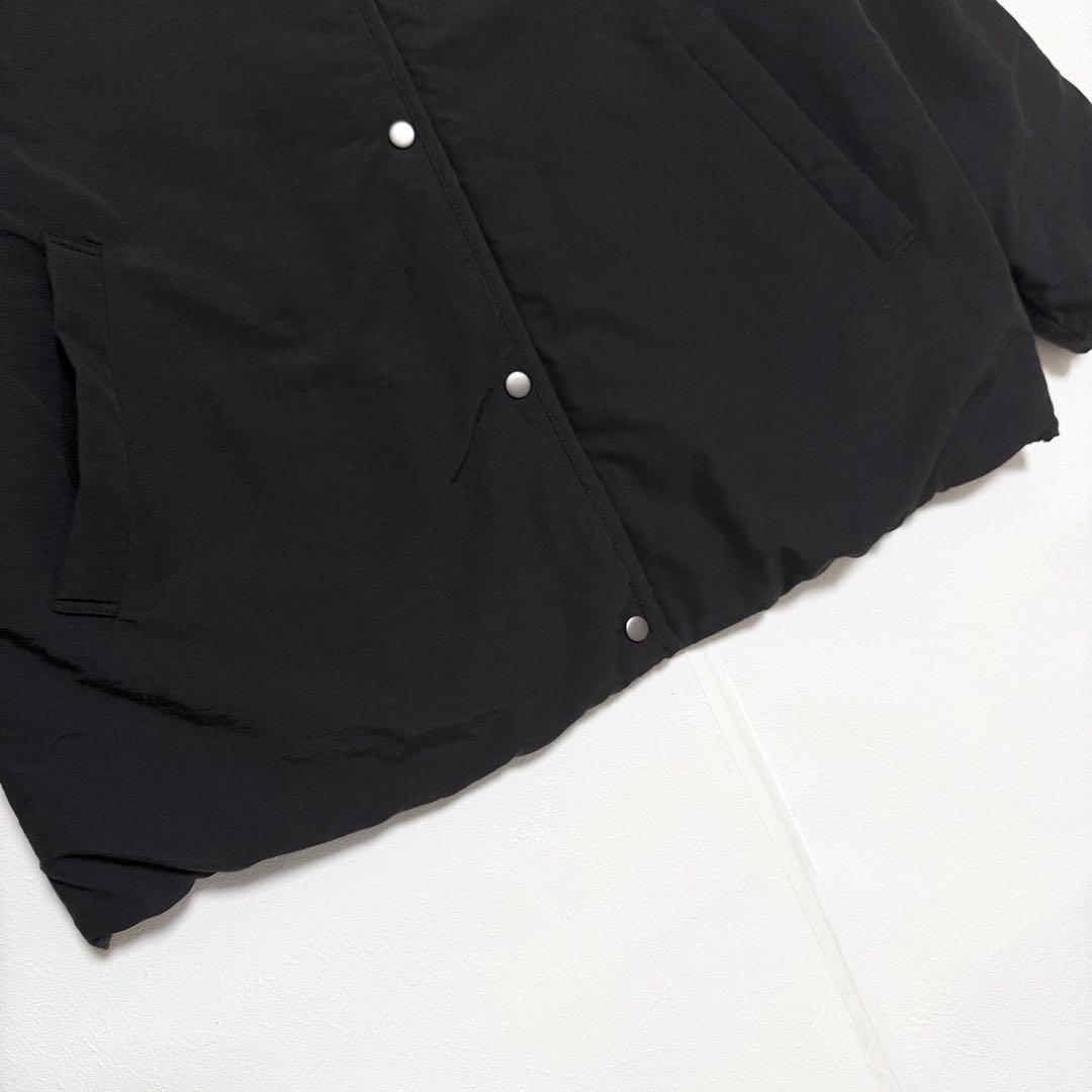 美品　北欧暮らしの道具店　洗えるショート丈コート　ブラック　ボア