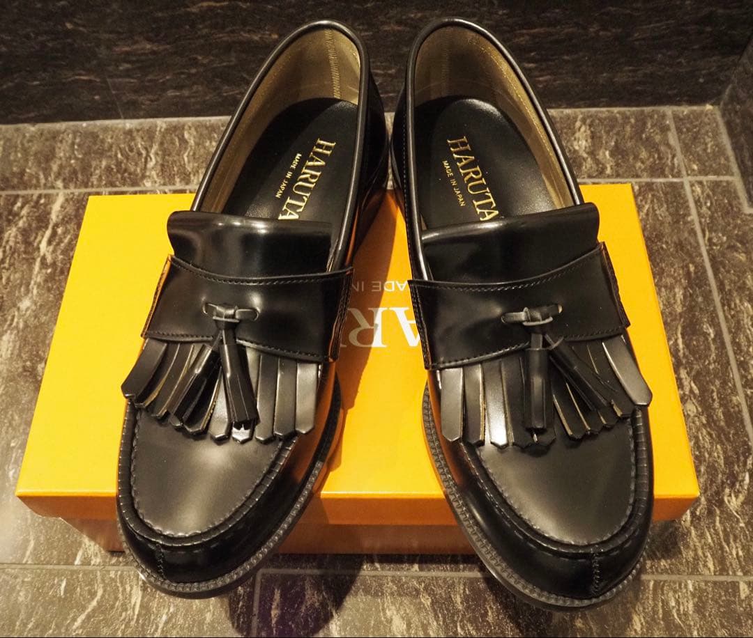 HARUTA キルトタッセルローファー　#909 26.0cmEEE