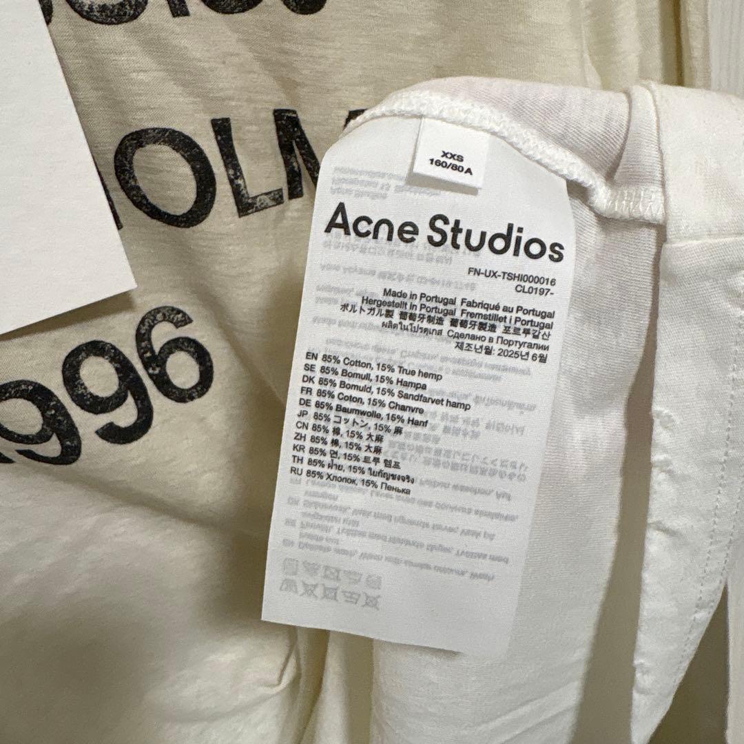 Acne Studios 長袖Tシャツ STOCKHOLM 1996