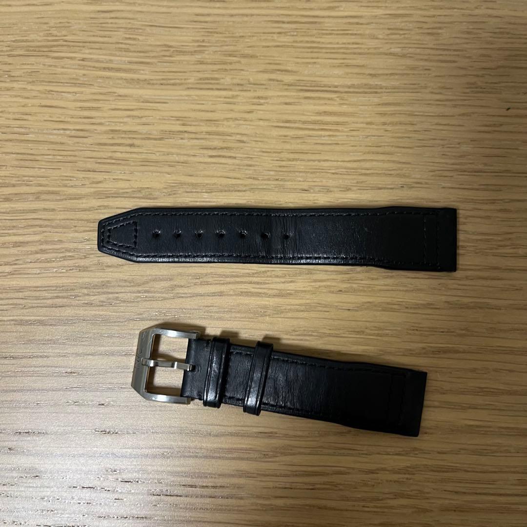 IWC 純正 カーフスキンストラップ 黒 EasX-CHANGE マーク20