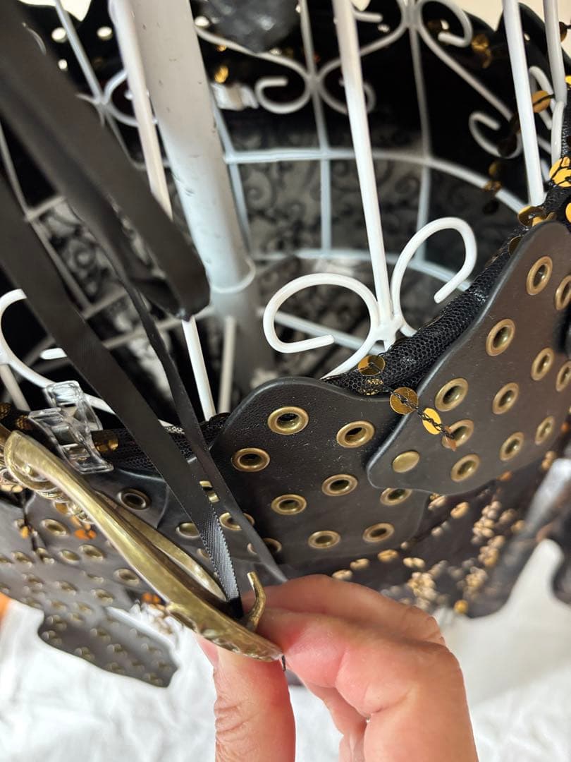 【新品】ベリーダンス衣装★パンツタイプ！ボルドー×ブラック×ゴールド★セット