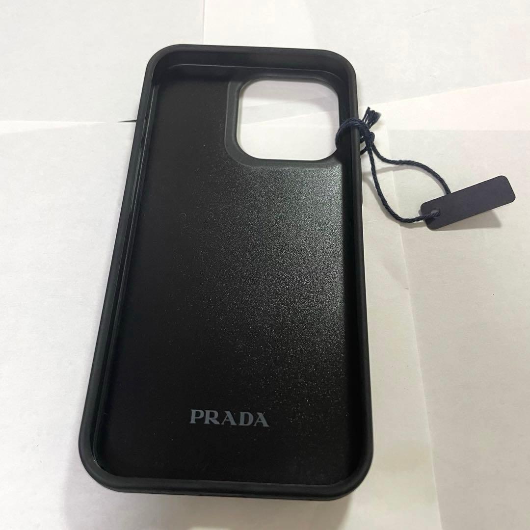 【新品】PRADA プラダ iPhone13pro サフィアーノレザー 黒