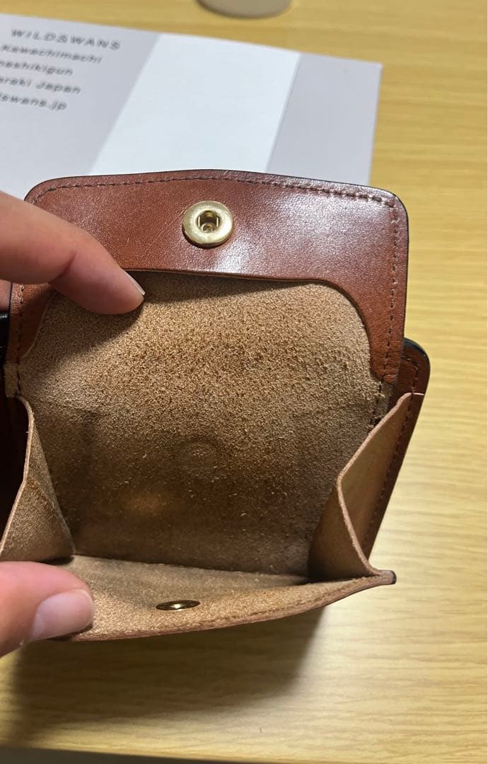 WILD SWANS 二つ折り財布 フルグレイン　グラウンダー