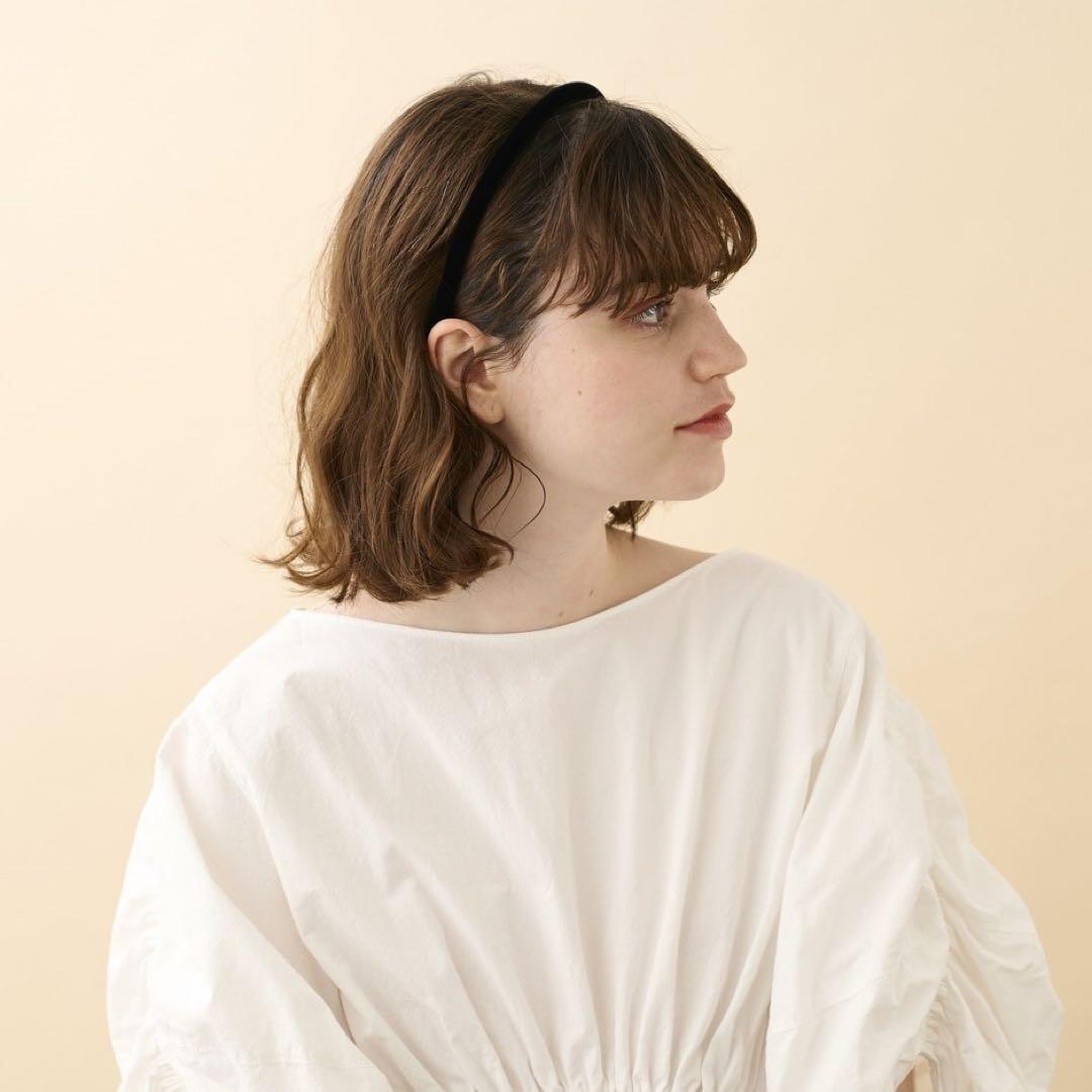 美品 ALEXANDRE DE PARIS カチューシャ ブラック