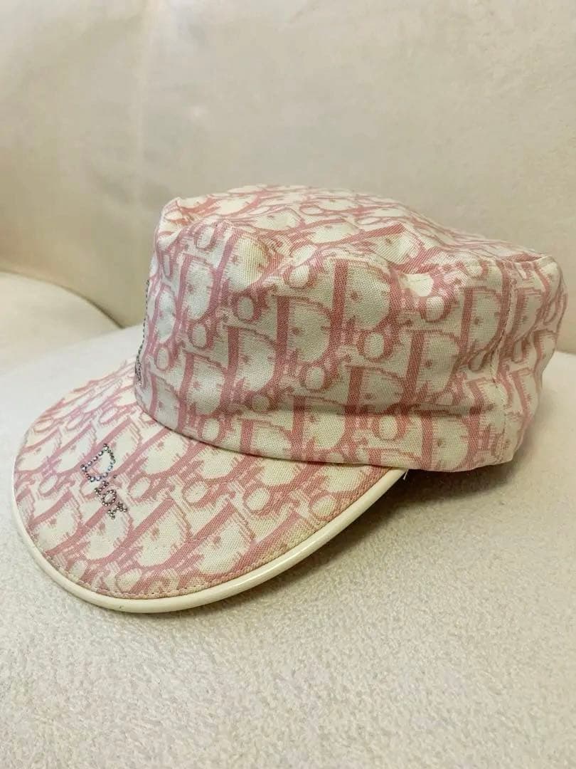 ◇Christian Dior◇トロッターキャスケットハット◇PINK