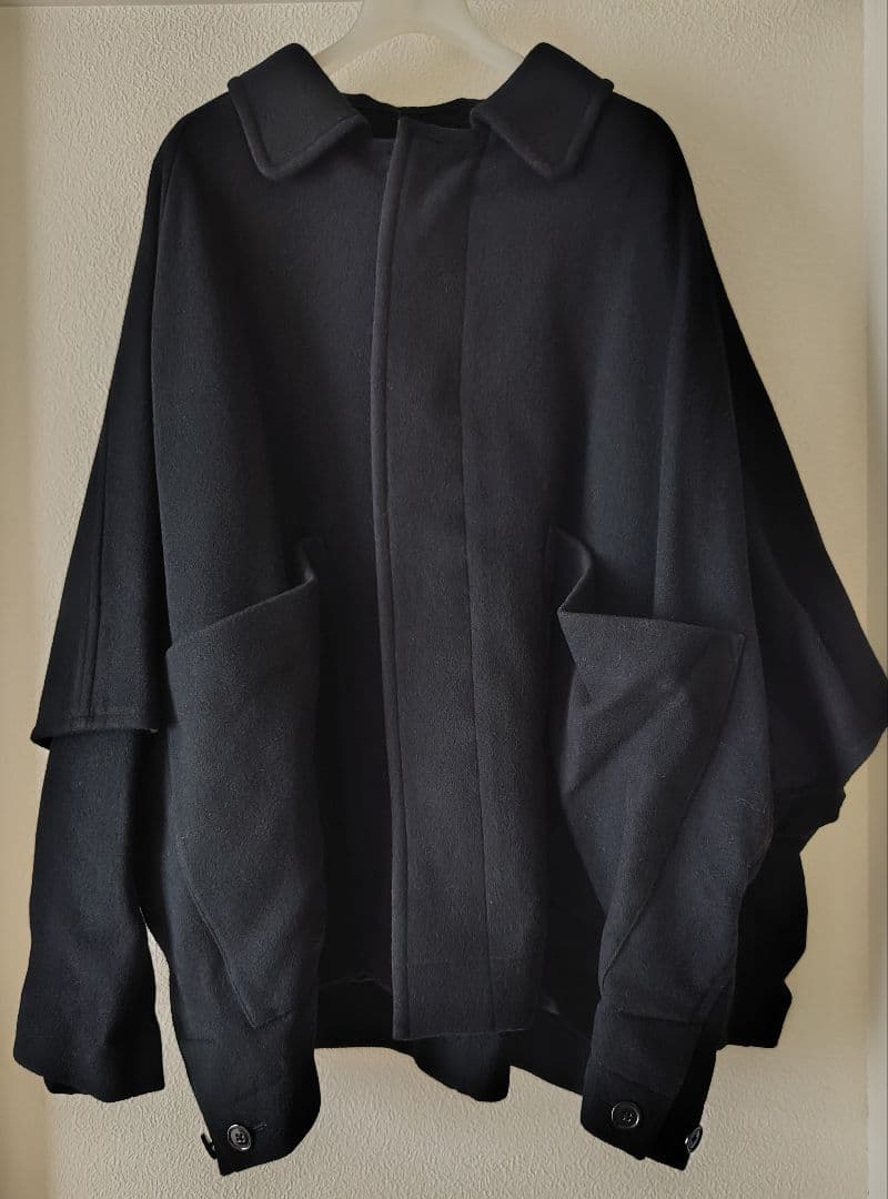 新品未使用 ONEfifth/ワンフィフス ハーフコート ブラック