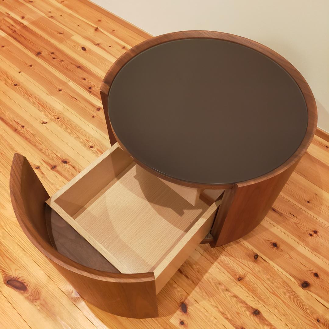 【8/11まで出品／値下済み】モーダエンカーサ／　ウォールナット　ローテーブル