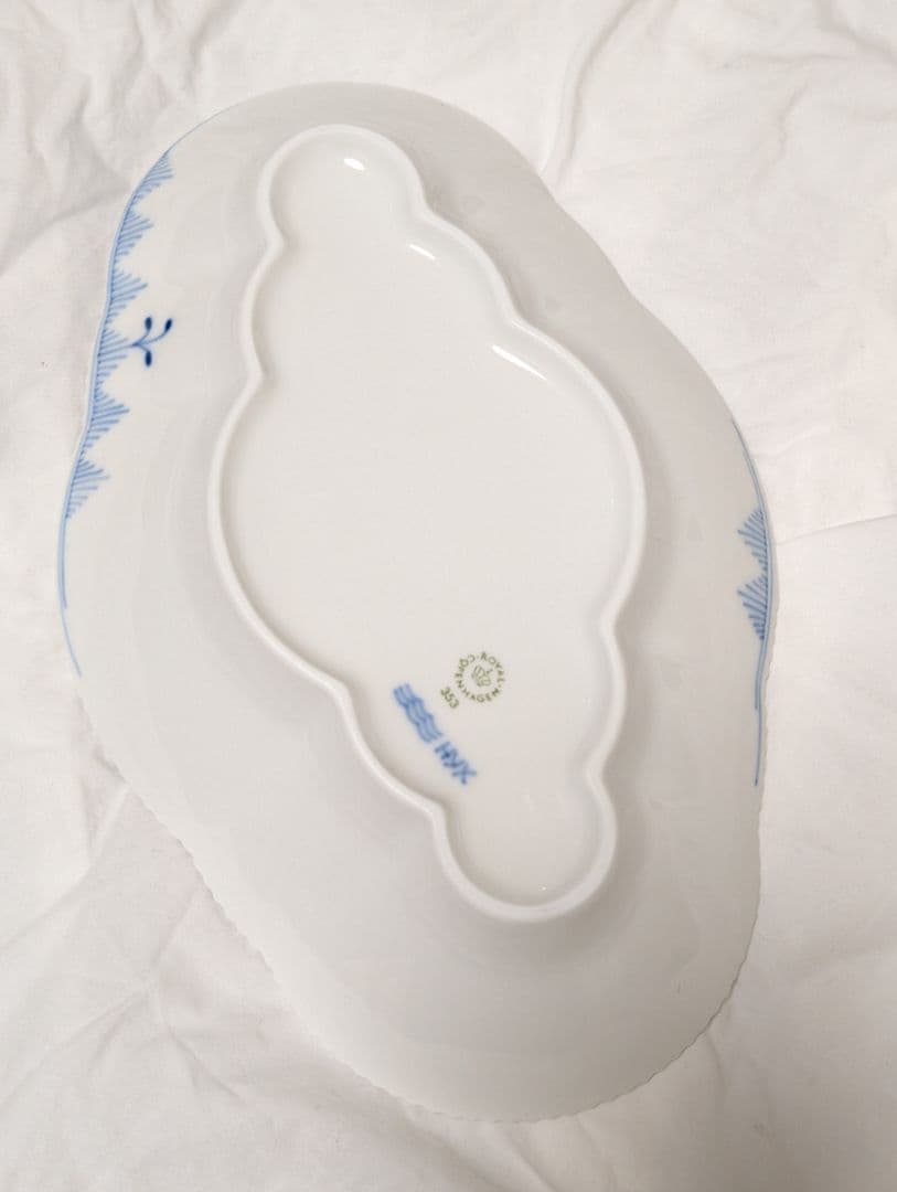 ブ*ル様 ロイヤルコペンハーゲン オーバルディッシュブルーエレメンツ