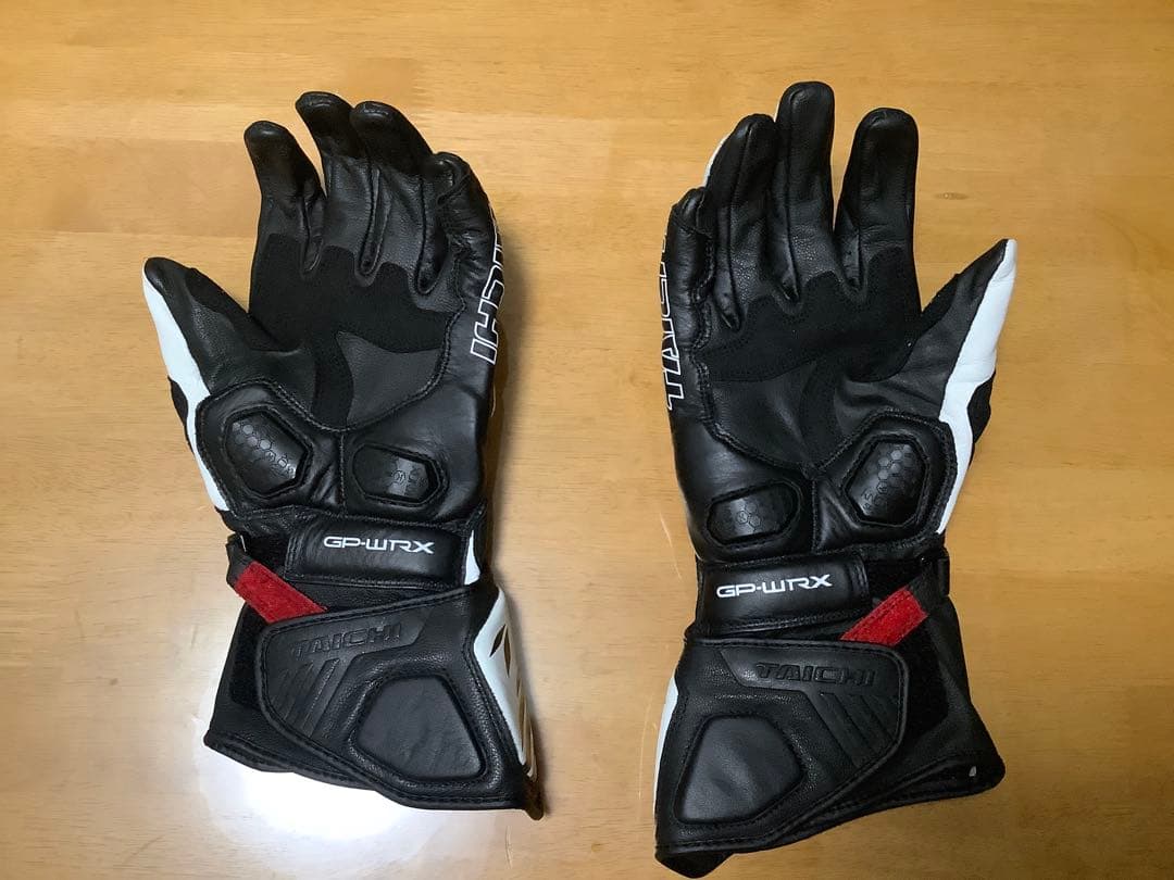 RS TAICHI タイチ レーシンググローブ GP-WRX L 新同 白／黒