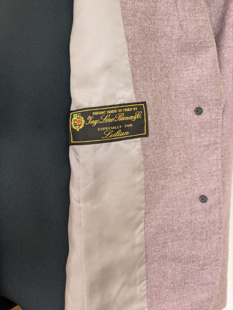 【美品】高級 レリアン シルクカシミヤテーラードジャケット 15＋サイズ