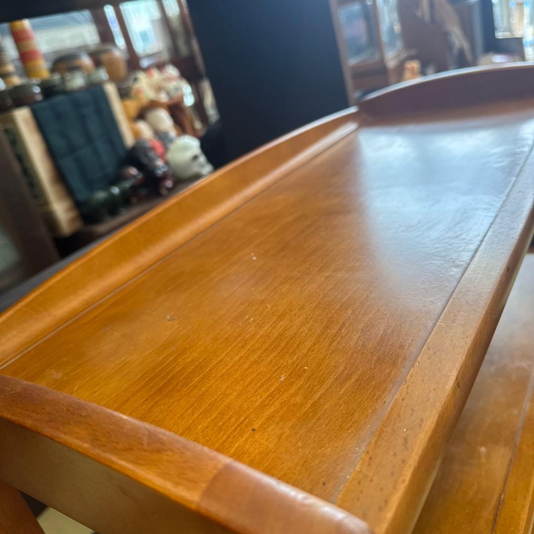 ★処分価格★オールドカリモク　電話台　キャビネット