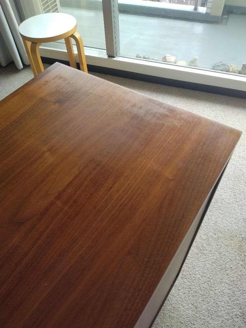 MUJI/無印良品 木製脚付きキャビネット/ウォールナット材/食器棚/収納家具