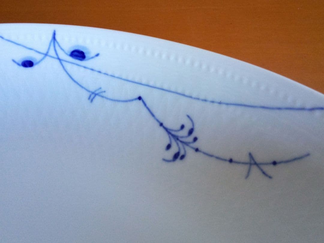 【未使用品】ロイヤルコペンハーゲン ブルーパルメッテ 27cm 深皿 ２枚