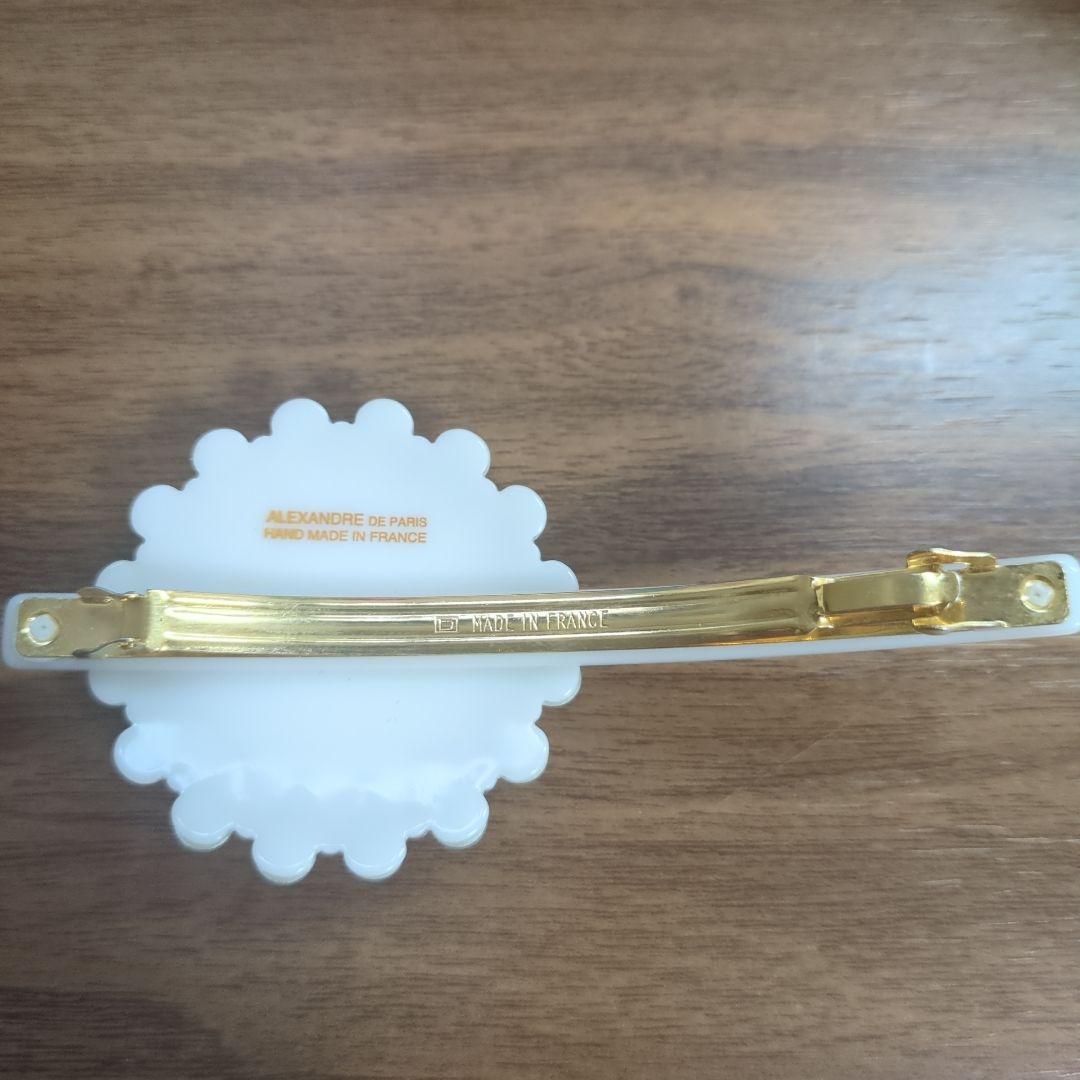 ALEXANDRE de PARIS フラワーヘアピン バレッタ