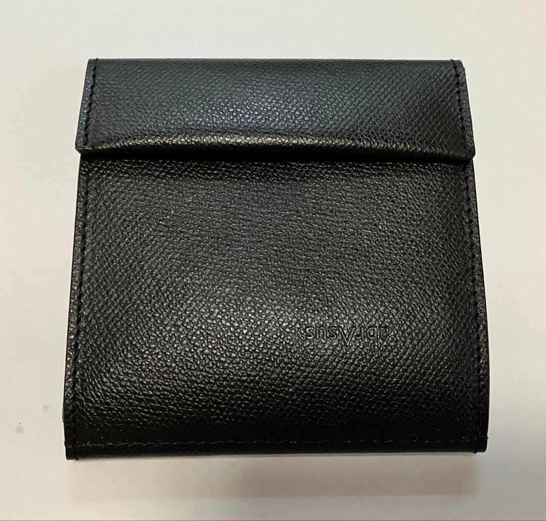 【ゴン/abrAsus アブラサス 】エンボスレザー ブラック未使用