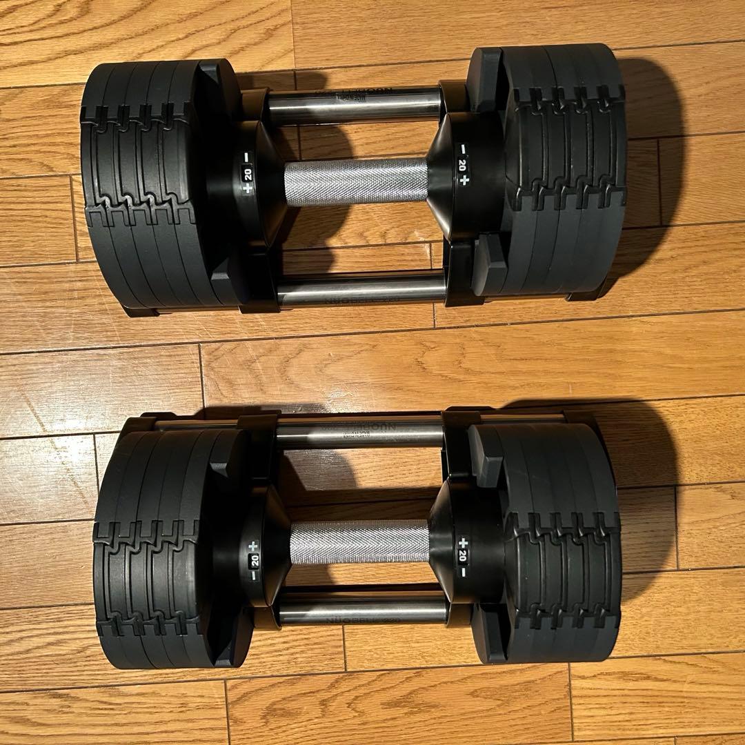 FLEXBELL NUO 可変式ダンベル黒色 重量調整可能 　2kg刻み20kg