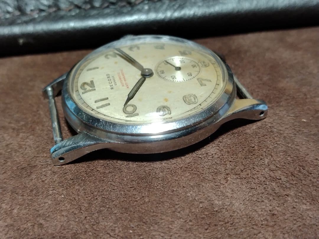 か*き様 レコード　バンパーオート　自動巻き時計