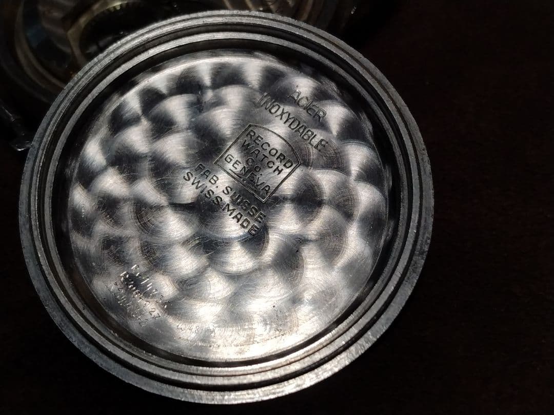 か*き様 レコード　バンパーオート　自動巻き時計