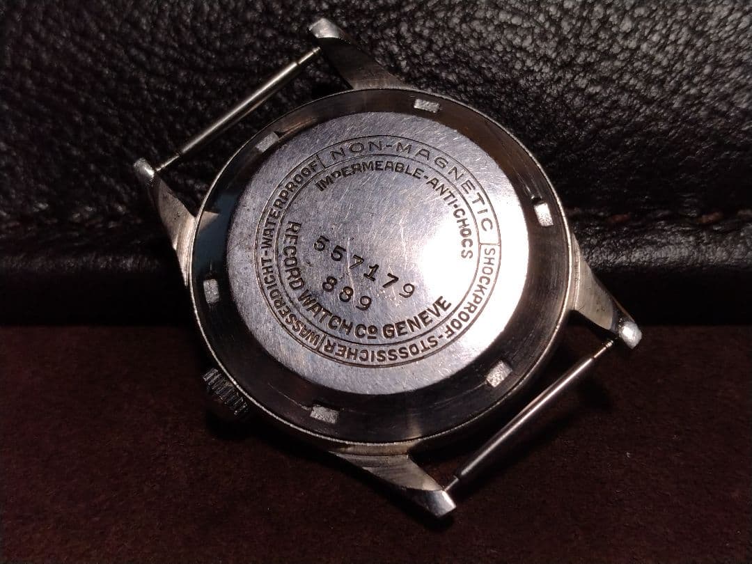 か*き様 レコード　バンパーオート　自動巻き時計