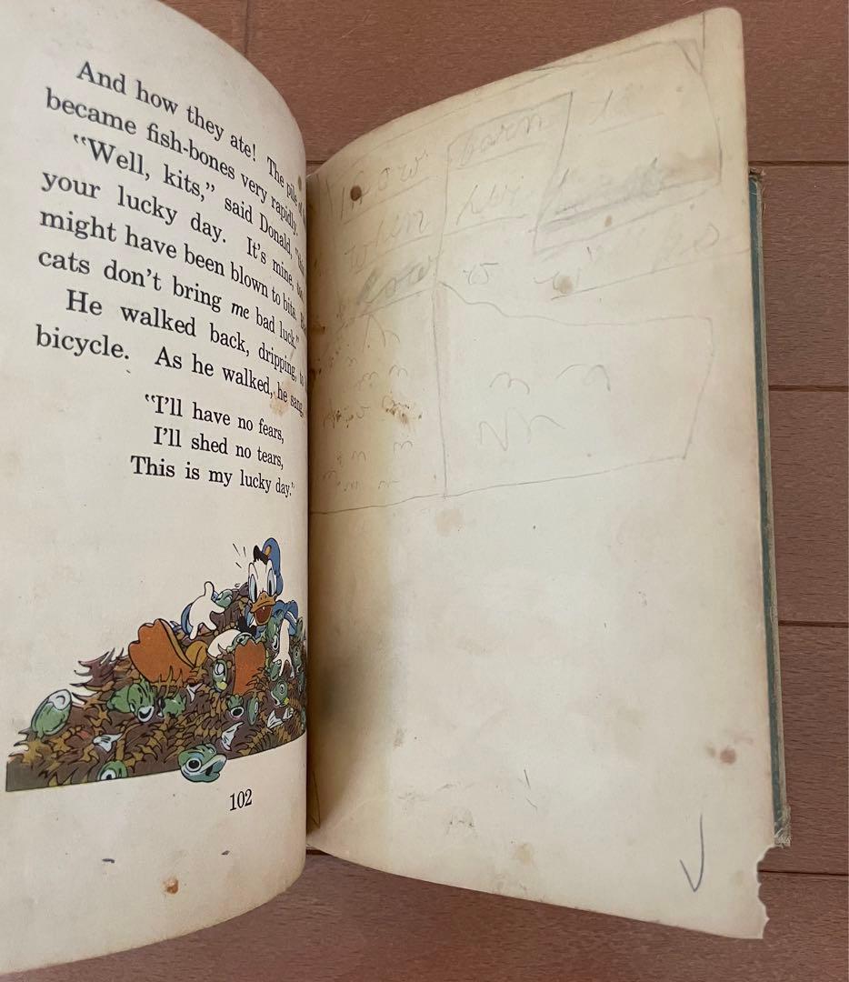 USヴィンテージ洋書　DONALD DUCK and HIS FRIENDS