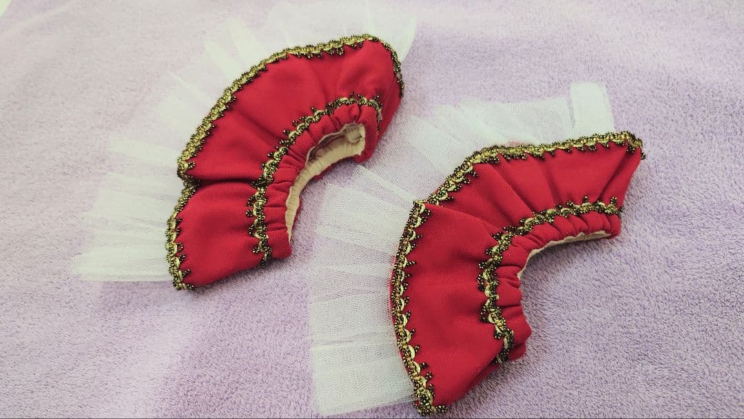 【エスメラルダ、海賊、キトリ】 チャコット・バレエ衣裳 袖飾り付き ５号