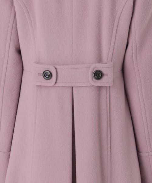 新品 雑誌掲載 ブルーレーベルクレストブリッジ ノーカラーウールロングコート38