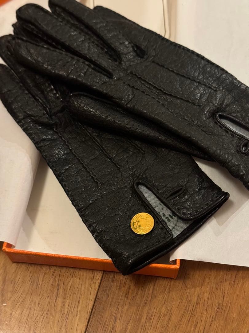 Hermes レザー手袋