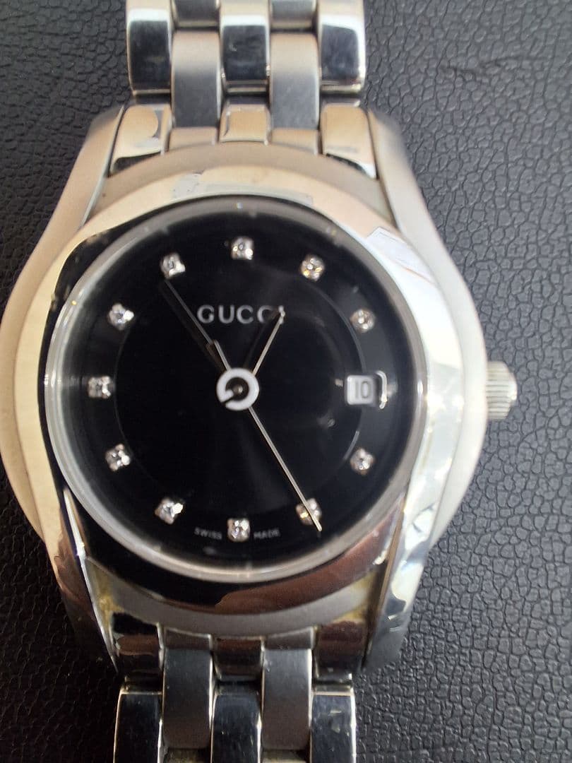 GUCCI 5500 L 腕時計 ダイア 文字盤ブラック