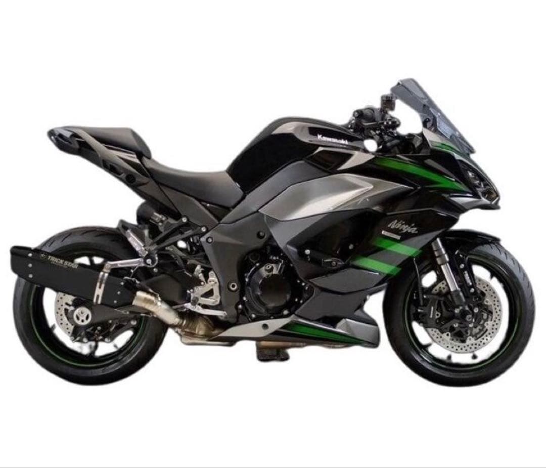 Ninja 1000SX マフラー Track Starブラックエディション